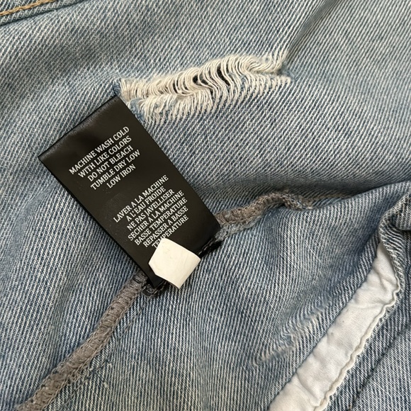 Blank NYC distressed denim jacket - Picture 4 of 5